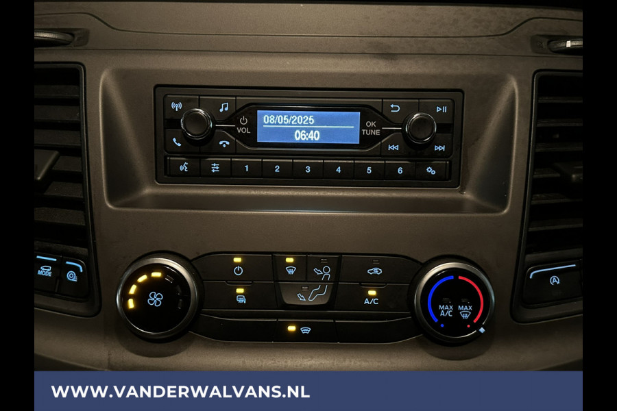 Ford Transit Custom 2.0 TDCI 131pk L2H1 Euro6 Airco | LED | Cruisecontrol | Verwarmde voorruit | Parkeersensoren Bijrijdersbank, 2800kg trekvermogen