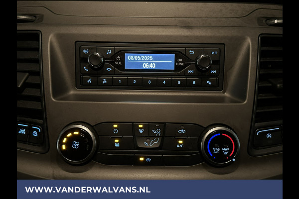 Ford Transit Custom 2.0 TDCI 131pk L2H1 Euro6 Airco | LED | Cruisecontrol | Verwarmde voorruit | Parkeersensoren Bijrijdersbank, 2800kg trekvermogen