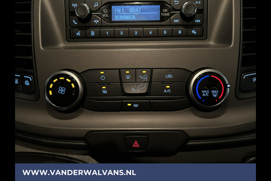 Ford Transit Custom 2.0 TDCI 131pk L2H1 Euro6 Airco | LED | Cruisecontrol | Verwarmde voorruit | Parkeersensoren Bijrijdersbank, 2800kg trekvermogen