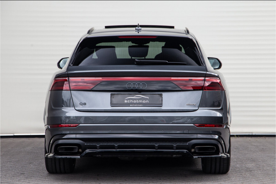 Audi Q8 60 TFSI e quattro Competition Pano, Aero-pack, RS stoelen, Carbon, 23"