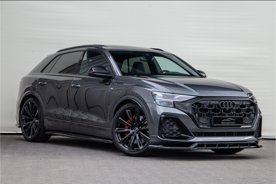 Audi Q8 60 TFSI e quattro Competition Pano, Aero-pack, RS stoelen, Carbon, 23"
