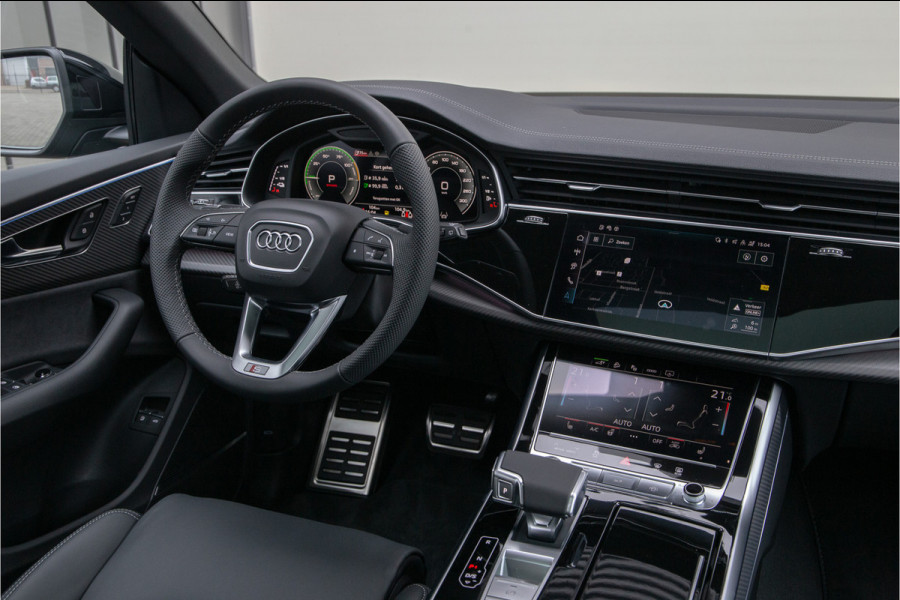 Audi Q8 60 TFSI e quattro Competition Pano, Aero-pack, RS stoelen, Carbon, 23"