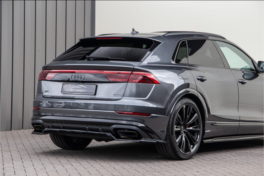 Audi Q8 60 TFSI e quattro Competition Pano, Aero-pack, RS stoelen, Carbon, 23"