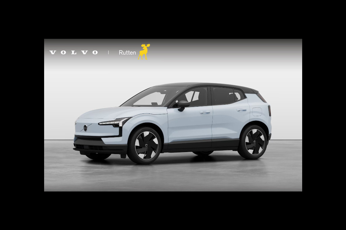 Volvo EX30 272PK Ext. Range Plus Nu van €47.150 Voor €39.650! / Adaptieve Cruise Control/ Dodehoek Detectie / Parkeersensoren/ Achteruitrijcamera/ Warmtepomp/ Google Services/