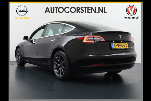 Tesla Model 3 Long Range 75kWh 463PK 18" FSD-Full Self Driving Computer-3 Premium Audio 4wd AutoPilot Panoramadak Camera's Leer Adaptive-Cruis Stoel en achterbank verwarming Electr.Stoelen+Memory+Easy-Entry WiFi Origineel Nederlandse auto Grootste accu Tot 16,5kwh thuis laden. Accu/Motor Garantie tot 29-10-2027 max 192.000km