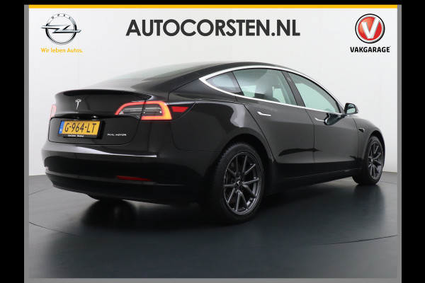 Tesla Model 3 Long Range 75kWh 463PK 18" FSD-Full Self Driving Computer-3 Premium Audio 4wd AutoPilot Panoramadak Camera's Leer Adaptive-Cruis Stoel en achterbank verwarming Electr.Stoelen+Memory+Easy-Entry WiFi Origineel Nederlandse auto Grootste accu Tot 16,5kwh thuis laden. Accu/Motor Garantie tot 29-10-2027 max 192.000km