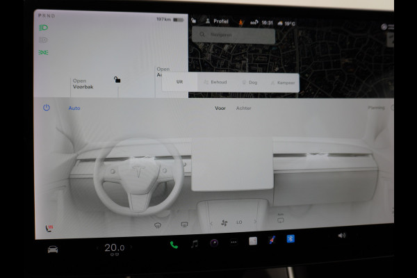 Tesla Model 3 Long Range 75kWh 463PK 18" FSD-Full Self Driving Computer-3 Premium Audio 4wd AutoPilot Panoramadak Camera's Leer Adaptive-Cruis Stoel en achterbank verwarming Electr.Stoelen+Memory+Easy-Entry WiFi Origineel Nederlandse auto Grootste accu Tot 16,5kwh thuis laden. Accu/Motor Garantie tot 29-10-2027 max 192.000km