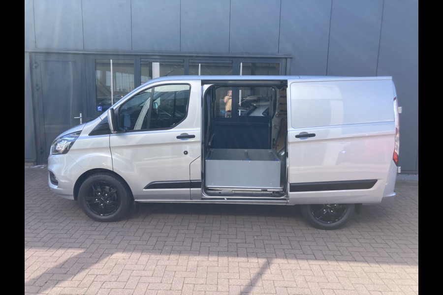 Ford Transit Custom 2.0 TDCi 130pk Euro6 Automaat L1H1 300 GB TREKHAAK/2XSCHUIFDEUR/VOORRUITVERW./AIRCO/CRUISE/PDC