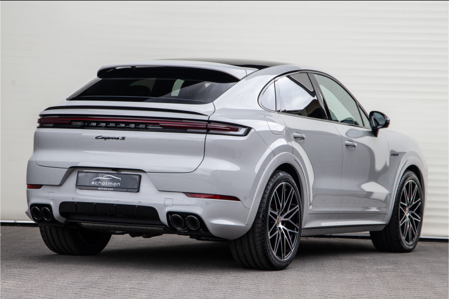 Porsche Cayenne Coupé 3.0 S E-Hybrid 520pk Sport-Design, Bose, Sportstoelen, Passenger Display, Adaptive Cruise, 2025