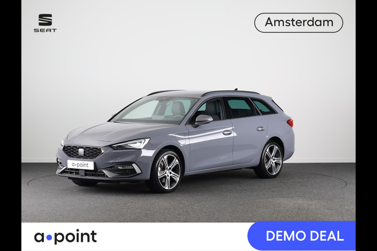 Seat Leon Sportstourer 1.5 TSI e-Hybrid FR PHEV First Edition 204pk Plug in Hybrid | Trekhaak | 18 inch lichtmetalen velgen | Verwarmbare voorstoelen Seat Leon Sportstourer 1.5 TSI e-Hybrid FR PHEV First Edition 204pk Plug in Hybrid | Trekhaak | 18 inch lichtmetalen velgen | Verwarmbare voorstoelen