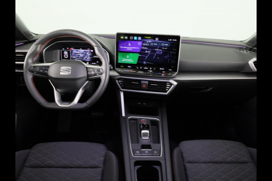 Seat Leon Sportstourer 1.5 TSI e-Hybrid FR PHEV First Edition 204pk Plug in Hybrid | Trekhaak | 18 inch lichtmetalen velgen | Verwarmbare voorstoelen