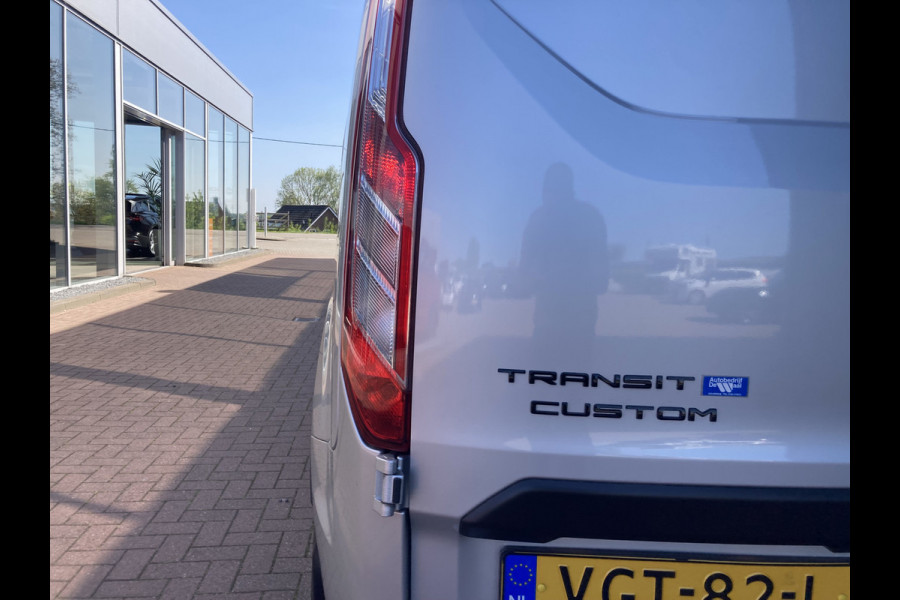 Ford Transit Custom 2.0 TDCi 130pk Euro6 Automaat L1H1 300 GB TREKHAAK/2XSCHUIFDEUR/VOORRUITVERW./AIRCO/CRUISE/PDC