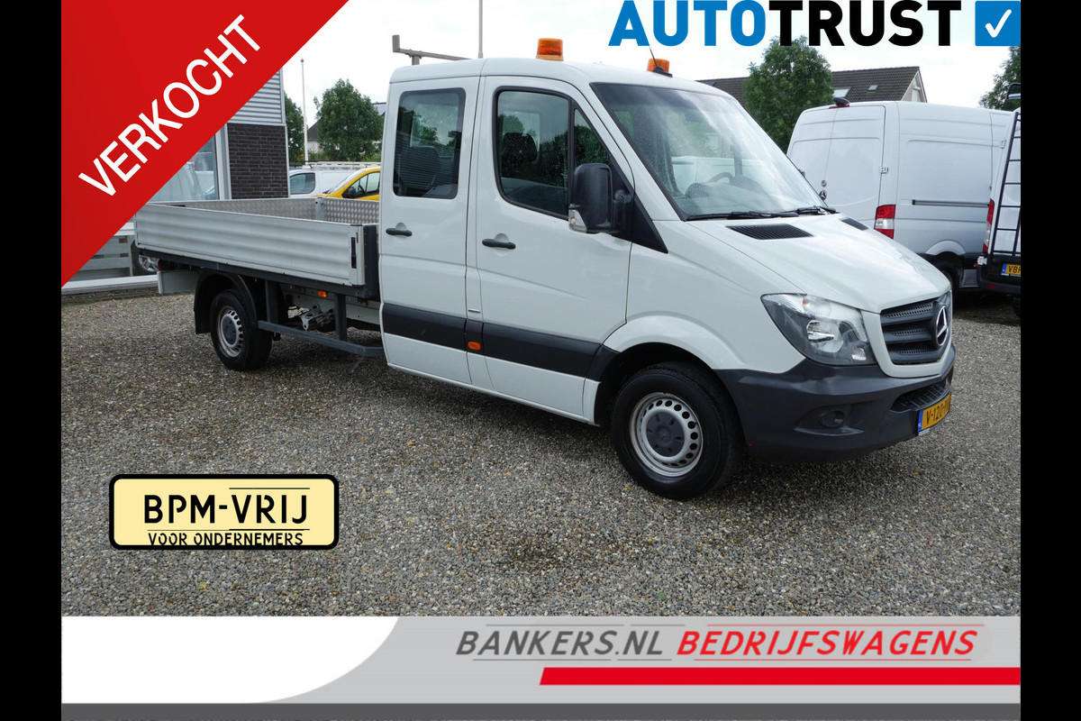 Mercedes-Benz Sprinter 314Cdi, DC, Open laadbak, Automaat, 3.5T haak, Open laadbak inwendig L*B*H = 340*205*40
