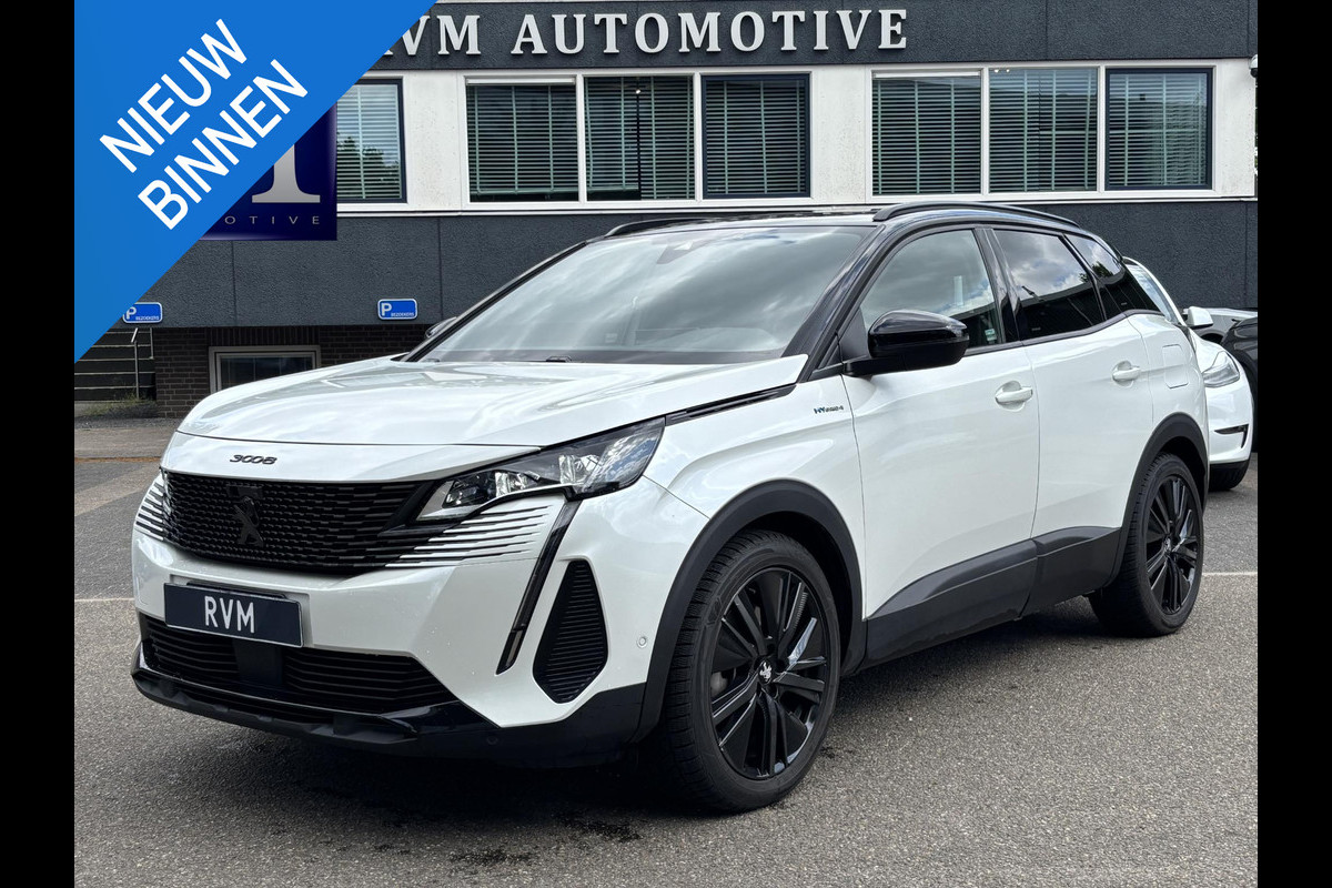 Peugeot 3008 1.6 HYbrid4 300 GT BLACK PACK MEMORY SEAT | PANO | LEDER | RIJKLAAR INCL. 12 MND. BOVAGGARANTIE Peugeot 3008 1.6 HYbrid4 300 GT BLACK PACK MEMORY SEAT | PANO | LEDER | RIJKLAAR INCL. 12 MND. BOVAGGARANTIE