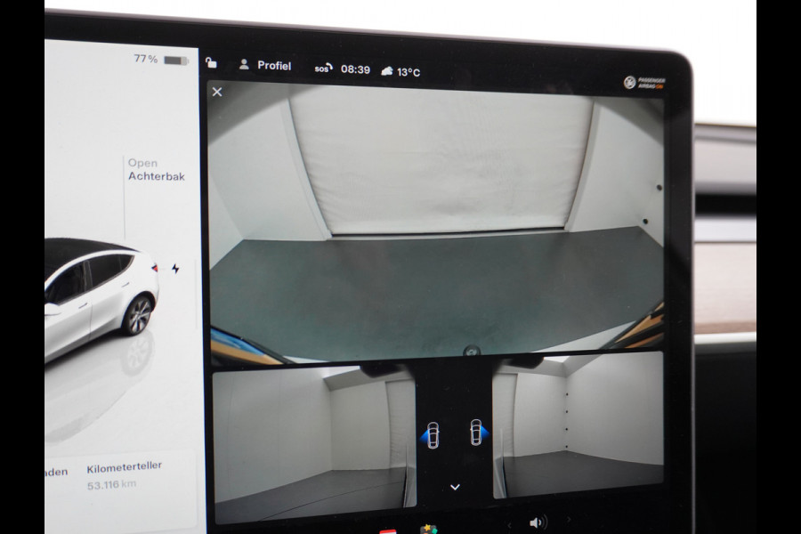 Tesla Model Y Long Range 514PK AWD 75kWh Trekhaak-1600KG Warmtepomp Full-Self-Driving Computer 3 Leder  19" GSM-Sleutel Stoelverw.- V+A+Stuur+ Keyless PDC-a+v Elek.Achterklep Lmv Led Standkachel 4WD LR 1e Eigenaar, origineel Nederlands Geleverd, Accu-Garantie t/m sept-2031