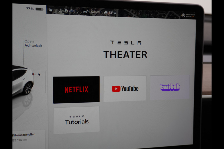 Tesla Model Y Long Range 514PK AWD 75kWh Trekhaak-1600KG Warmtepomp Full-Self-Driving Computer 3 Leder  19" GSM-Sleutel Stoelverw.- V+A+Stuur+ Keyless PDC-a+v Elek.Achterklep Lmv Led Standkachel 4WD LR 1e Eigenaar, origineel Nederlands Geleverd, Accu-Garantie t/m sept-2031