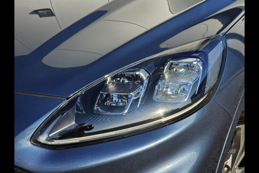 Ford Kuga 2.5-225pk PHEV ST-Line X Plug-in Hybrid. Garantie t/m 04-02-2028 ! Slechts 5.500km ! Volautm. airco dual, elektr. achterklep, LM wielen, stuur-, stoel- en voorraamverwarming, camera v+a,  side- en lane assist, adaptieve cruise cntrl, metallic lak, etc.