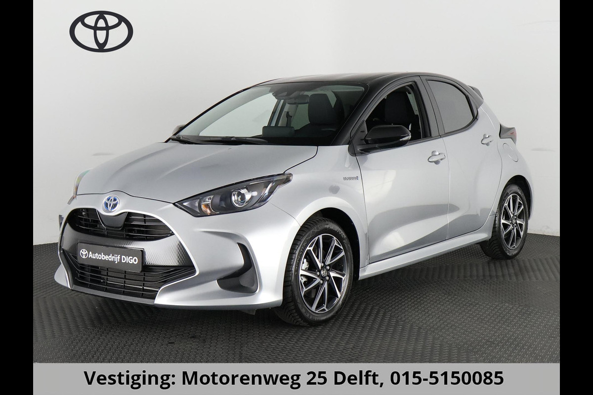 Toyota Yaris 1.5 HYBRIDE AUTOMAAT SILVERLINE BI-TONE CLOUD NAVI. SLECHTS 6.400 KM. GARANTIE TOT 3-2034* Toyota Yaris 1.5 HYBRIDE AUTOMAAT SILVERLINE BI-TONE CLOUD NAVI. SLECHTS 6.400 KM. GARANTIE TOT 3-2034*