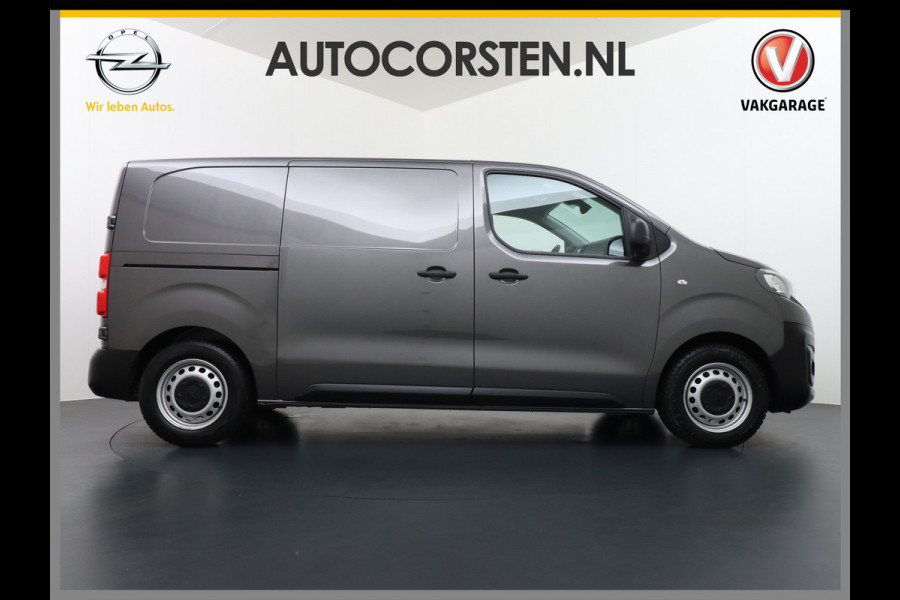 Peugeot Expert 1.5HDI 100 Premium Trekhaak Airco Bluetooth Cruise Control Regen/Lichtsensor Betonplex vloer Lat om Lat Schuifdeur Dealeronderhouden! Recent onderhoud gehad.