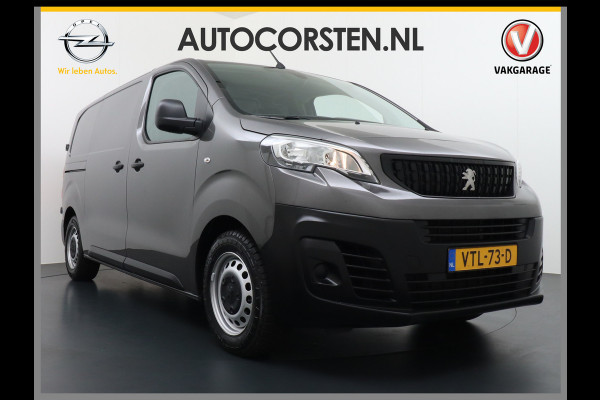 Peugeot Expert 1.5HDI 100 Premium Trekhaak Airco Bluetooth Cruise Control Regen/Lichtsensor Betonplex vloer Lat om Lat Schuifdeur Dealeronderhouden! Recent onderhoud gehad.