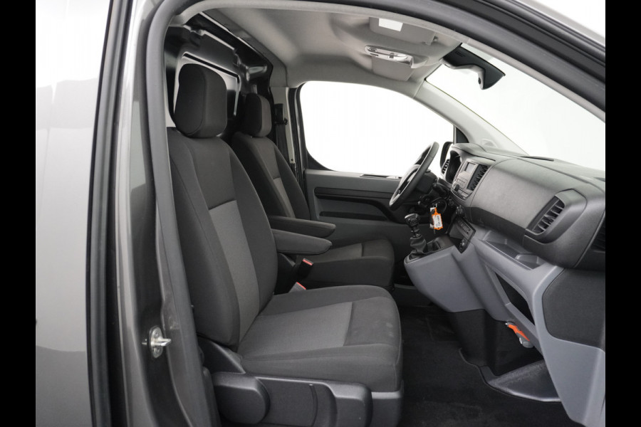 Peugeot Expert 1.5HDI 100 Premium Trekhaak Airco Bluetooth Cruise Control Regen/Lichtsensor Betonplex vloer Lat om Lat Schuifdeur Dealeronderhouden! Recent onderhoud gehad.