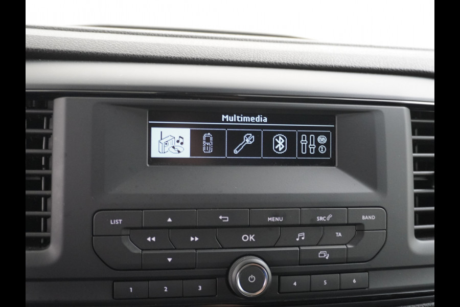 Peugeot Expert 1.5HDI 100 Premium Trekhaak Airco Bluetooth Cruise Control Regen/Lichtsensor Betonplex vloer Lat om Lat Schuifdeur Dealeronderhouden! Recent onderhoud gehad.