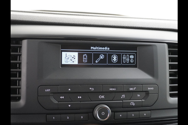 Peugeot Expert 1.5HDI 100 Premium Trekhaak Airco Bluetooth Cruise Control Regen/Lichtsensor Betonplex vloer Lat om Lat Schuifdeur Dealeronderhouden! Recent onderhoud gehad.
