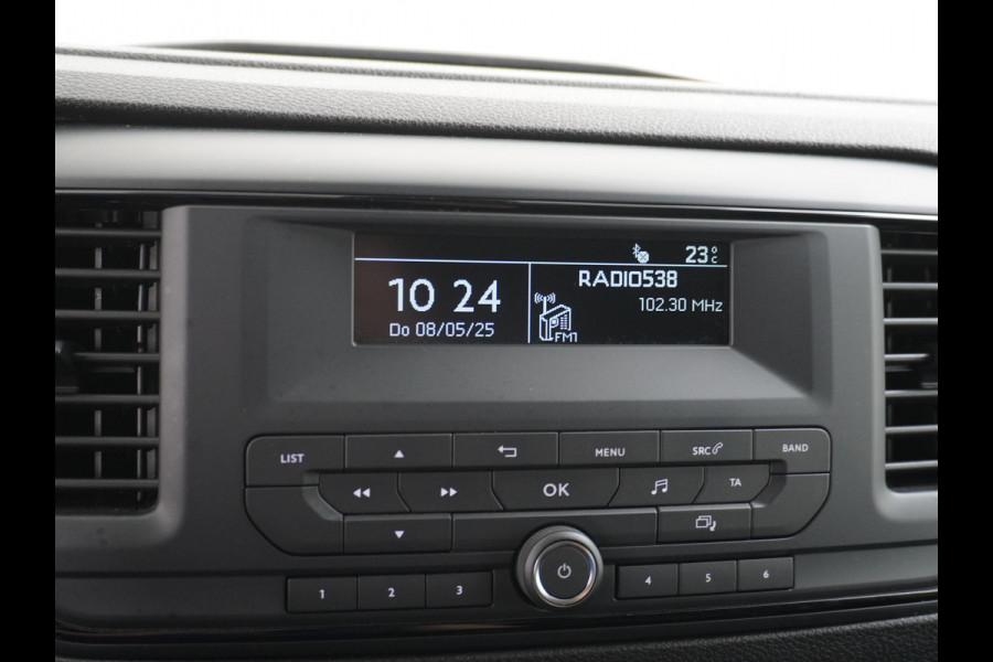 Peugeot Expert 1.5HDI 100 Premium Trekhaak Airco Bluetooth Cruise Control Regen/Lichtsensor Betonplex vloer Lat om Lat Schuifdeur Dealeronderhouden! Recent onderhoud gehad.