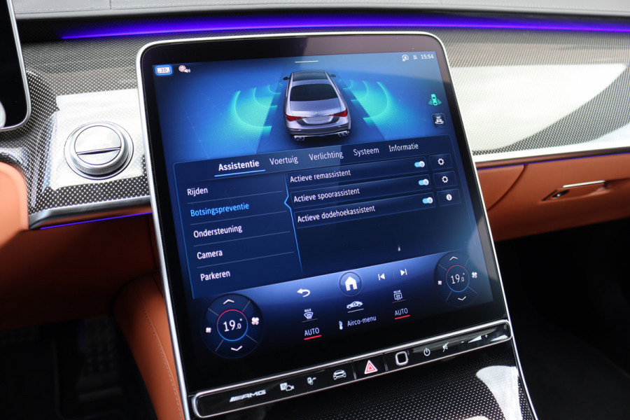 Mercedes-Benz S-Klasse AMG 63 S E Performance Aut9 | 802pk | Achterasbesturing | Keramisch | Distronic+ | HUD | Entertainmentpakket Achter | Stoelventilatie V+A | Vlakkenverwarming | Zonweringspakket | Massage | 3D-Display |