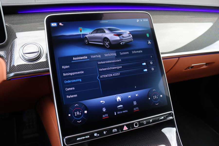 Mercedes-Benz S-Klasse AMG 63 S E Performance Aut9 | 802pk | Achterasbesturing | Keramisch | Distronic+ | HUD | Entertainmentpakket Achter | Stoelventilatie V+A | Vlakkenverwarming | Zonweringspakket | Massage | 3D-Display |