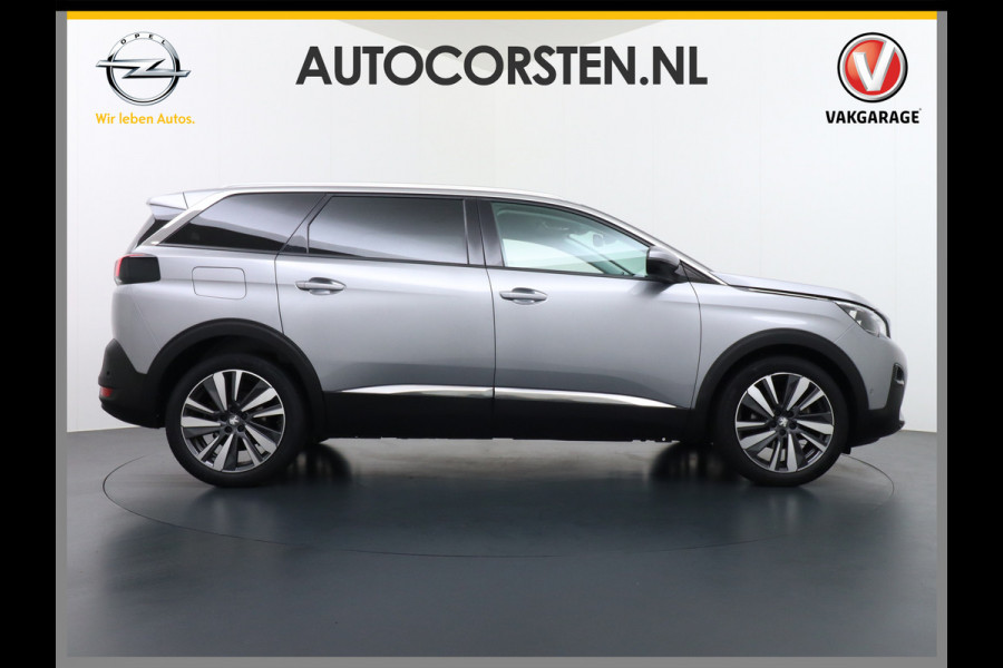 Peugeot 5008 T131PK 7-Pers Apple Carplay Android Adap.Cruise Navi Camera Trekhaak Led Elek.Achterklep Ecc Pdc DAB+ Pack Drive Assist Plus Dodehoek detectie Lane Assist Keyless Lmv 19" Verkeersbordlezer Privacy Glas Blue Premium 100% Dealeronderhouden! EURO6 Laatste beurt gehad bij 98.204km/13/1/2025!