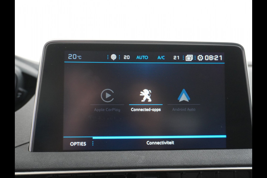 Peugeot 5008 T131PK 7-Pers Apple Carplay Android Adap.Cruise Navi Camera Trekhaak Led Elek.Achterklep Ecc Pdc DAB+ Pack Drive Assist Plus Dodehoek detectie Lane Assist Keyless Lmv 19" Verkeersbordlezer Privacy Glas Blue Premium 100% Dealeronderhouden! EURO6 Laatste beurt gehad bij 98.204km/13/1/2025!