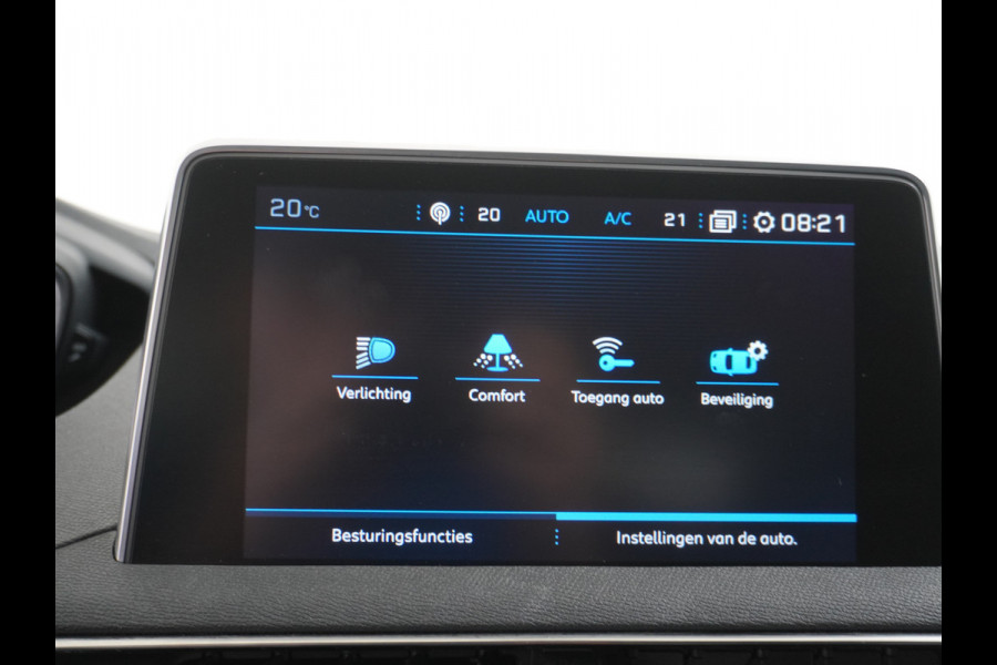 Peugeot 5008 T131PK 7-Pers Apple Carplay Android Adap.Cruise Navi Camera Trekhaak Led Elek.Achterklep Ecc Pdc DAB+ Pack Drive Assist Plus Dodehoek detectie Lane Assist Keyless Lmv 19" Verkeersbordlezer Privacy Glas Blue Premium 100% Dealeronderhouden! EURO6 Laatste beurt gehad bij 98.204km/13/1/2025!