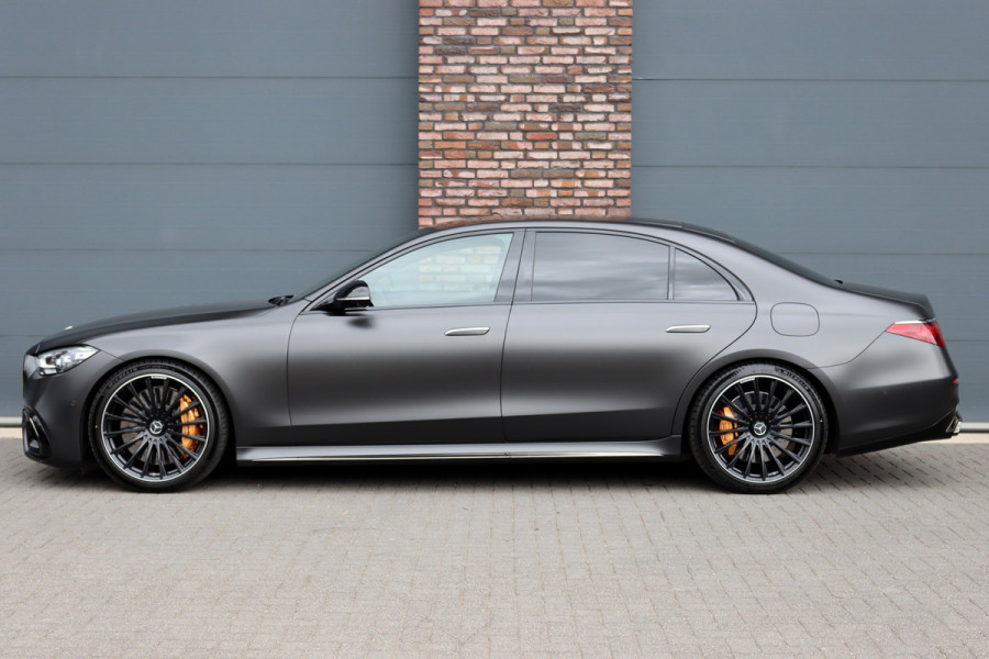 Mercedes-Benz S-Klasse AMG 63 S E Performance Aut9 | 802pk | Achterasbesturing | Keramisch | Distronic+ | HUD | Entertainmentpakket Achter | Stoelventilatie V+A | Vlakkenverwarming | Zonweringspakket | Massage | 3D-Display |