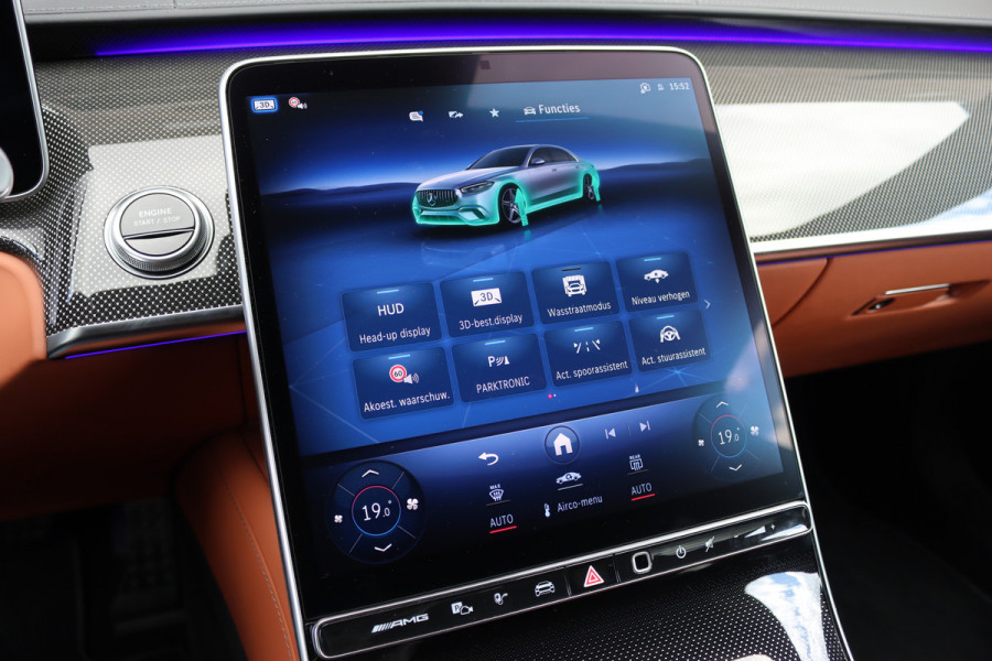 Mercedes-Benz S-Klasse AMG 63 S E Performance Aut9 | 802pk | Achterasbesturing | Keramisch | Distronic+ | HUD | Entertainmentpakket Achter | Stoelventilatie V+A | Vlakkenverwarming | Zonweringspakket | Massage | 3D-Display |