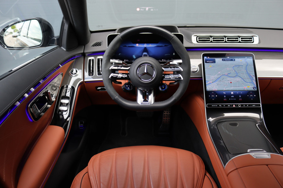 Mercedes-Benz S-Klasse AMG 63 S E Performance Aut9 | 802pk | Achterasbesturing | Keramisch | Distronic+ | HUD | Entertainmentpakket Achter | Stoelventilatie V+A | Vlakkenverwarming | Zonweringspakket | Massage | 3D-Display |