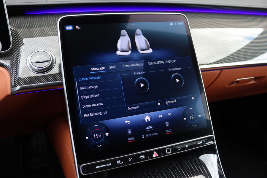 Mercedes-Benz S-Klasse AMG 63 S E Performance Aut9 | 802pk | Achterasbesturing | Keramisch | Distronic+ | HUD | Entertainmentpakket Achter | Stoelventilatie V+A | Vlakkenverwarming | Zonweringspakket | Massage | 3D-Display |