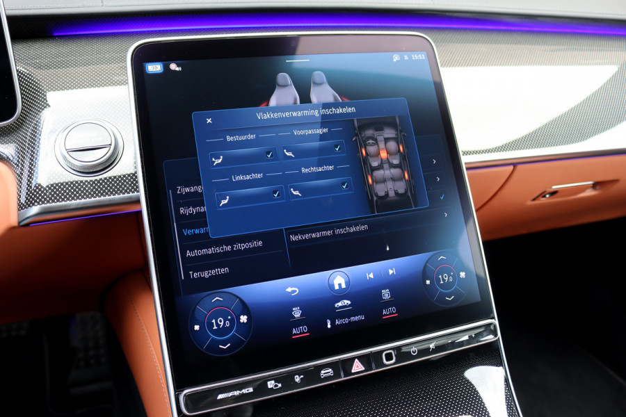 Mercedes-Benz S-Klasse AMG 63 S E Performance Aut9 | 802pk | Achterasbesturing | Keramisch | Distronic+ | HUD | Entertainmentpakket Achter | Stoelventilatie V+A | Vlakkenverwarming | Zonweringspakket | Massage | 3D-Display |