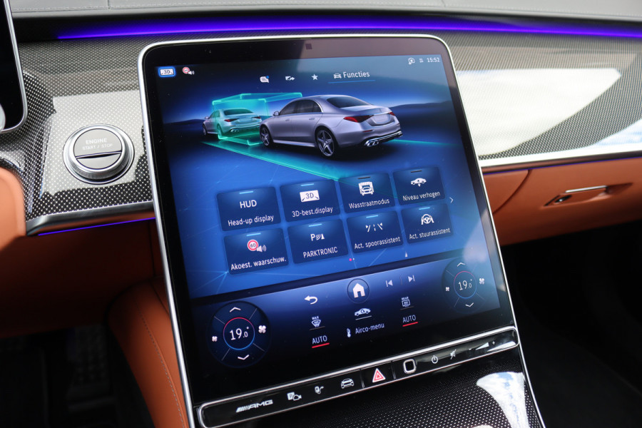 Mercedes-Benz S-Klasse AMG 63 S E Performance Aut9 | 802pk | Achterasbesturing | Keramisch | Distronic+ | HUD | Entertainmentpakket Achter | Stoelventilatie V+A | Vlakkenverwarming | Zonweringspakket | Massage | 3D-Display |