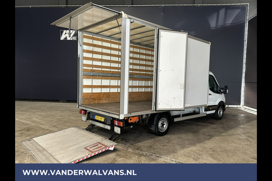 Ford Transit 2.0 TDCI 130pk Bakwagen 233cm Hoog Laadklep Zijdeur Euro6 Airco | LAT OM LAT | Bijrijdersbank 921kg laadvermogen