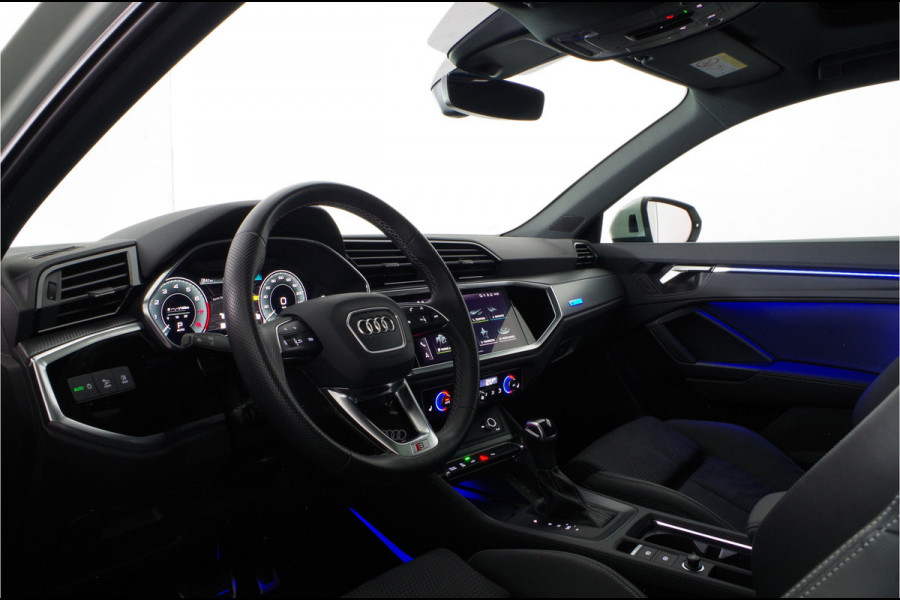 Audi Q3 Sportback 45 TFSI e S Edition > Full S line/245pk/Pano.schuif/Memory/Black pakket/Dew Silver...