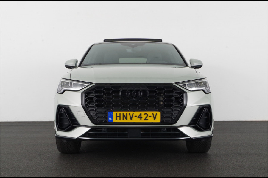 Audi Q3 Sportback 45 TFSI e S Edition > Full S line/245pk/Pano.schuif/Memory/Black pakket/Dew Silver...