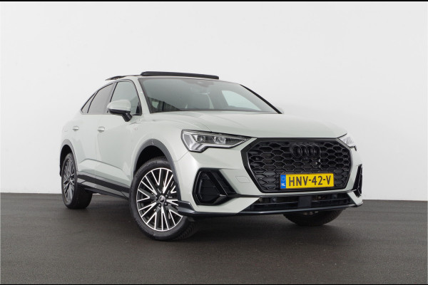 Audi Q3 Sportback 45 TFSI e S Edition > Full S line/245pk/Pano.schuif/Memory/Black pakket/Dew Silver...