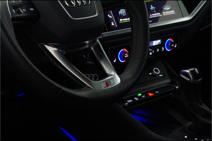 Audi Q3 Sportback 45 TFSI e S Edition > Full S line/245pk/Pano.schuif/Memory/Black pakket/Dew Silver...