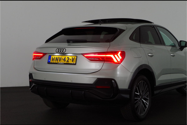 Audi Q3 Sportback 45 TFSI e S Edition > Full S line/245pk/Pano.schuif/Memory/Black pakket/Dew Silver...