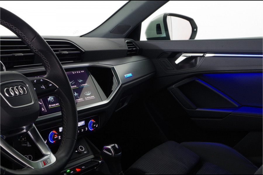 Audi Q3 Sportback 45 TFSI e S Edition > Full S line/245pk/Pano.schuif/Memory/Black pakket/Dew Silver...