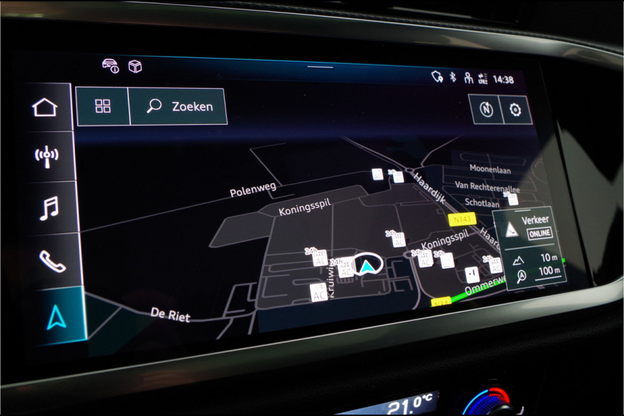 Audi Q3 Sportback 45 TFSI e S Edition > Full S line/245pk/Pano.schuif/Memory/Black pakket/Dew Silver...