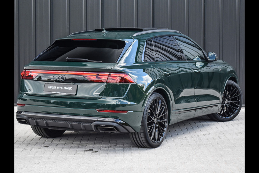 Audi Q8 60 TFSI e quattro Pro Line S Competition | PANORAMADAK | 4 WIEL BESTURING | ALCANTARE HEMEL | AMBIANCE VERLICHTING | MASSAGE STO