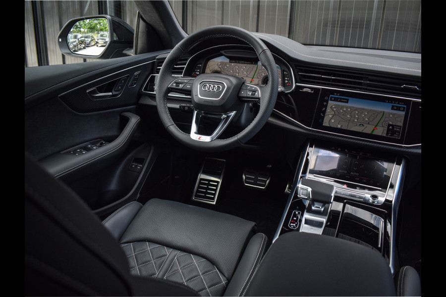 Audi Q8 60 TFSI e quattro Pro Line S Competition | PANORAMADAK | 4 WIEL BESTURING | ALCANTARE HEMEL | AMBIANCE VERLICHTING | MASSAGE STO