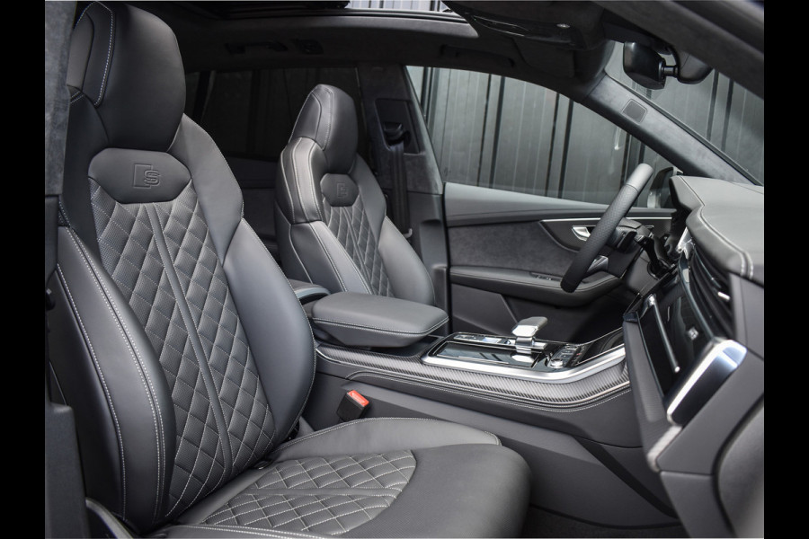 Audi Q8 60 TFSI e quattro Pro Line S Competition | PANORAMADAK | 4 WIEL BESTURING | ALCANTARE HEMEL | AMBIANCE VERLICHTING | MASSAGE STO